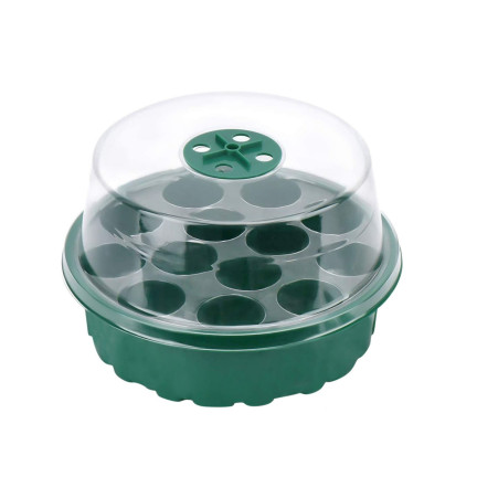 TG81372 Mini Greenhouse for Sprouting, 5-Piece Set + Grow Light, 13 Compartments