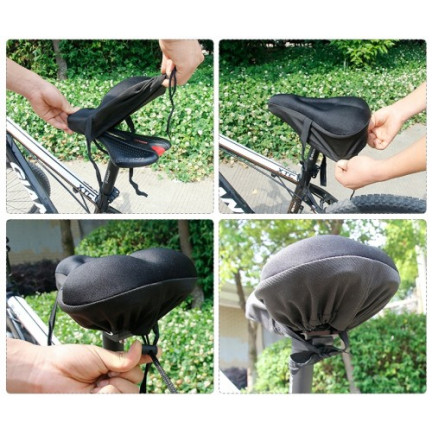 EE46 FAHRRADSATTEL GEL PAD 3D ABDECKUNG