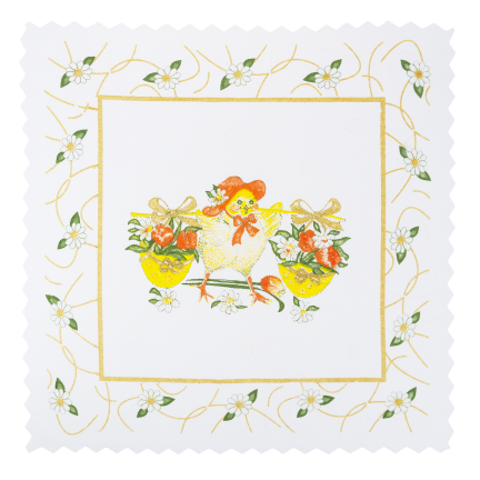 DEC4518 Christmas tablecloth, 36 cm, Easter table decoration