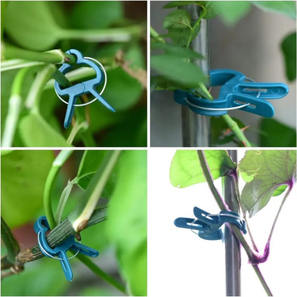 TG67386 Plant Clips for Securing Stems and Shoots, Garden Clips, 50 pcs/set
