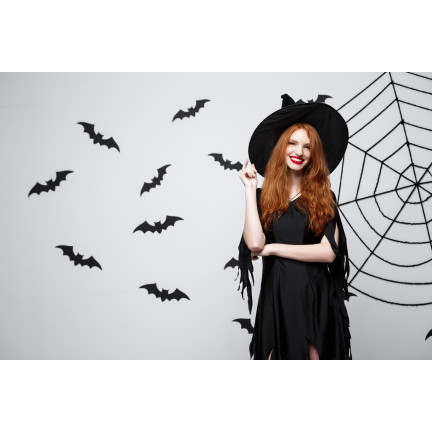KK4 ČARODĚJNICKÝ KLOBOUK HALLOWEENSKÝ PŘEVLEK