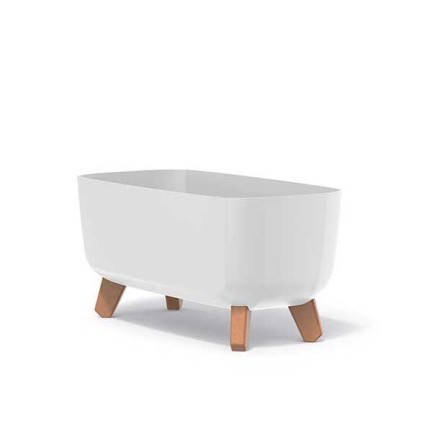 DGCL400-S449 Garden Planter, White 