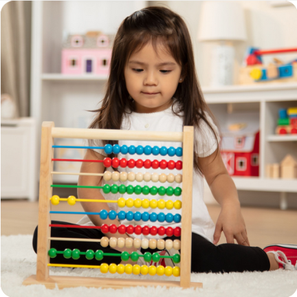 TG67013 HOLZABAKUS ZUM ZÄHLEN LERNEN SCHULE FÜR KINDER