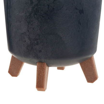 DGTL200E-S433 Gracia Slim Concrete-Effect Flower Pot with Concrete-Effect Legs