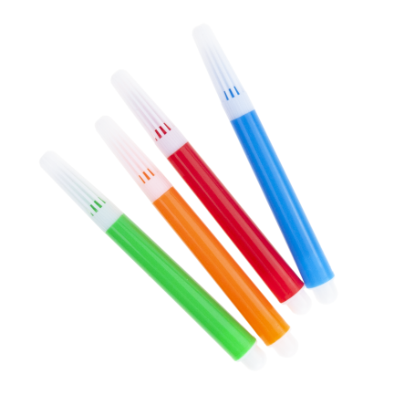 DIY7083 Set of Hanging Christmas Ornaments with 4 DIY Markers