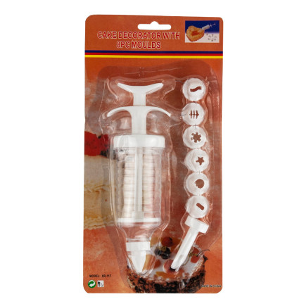 DO48 TORTENDEKORATIONSSPRITZE + 8 SPITZEN
