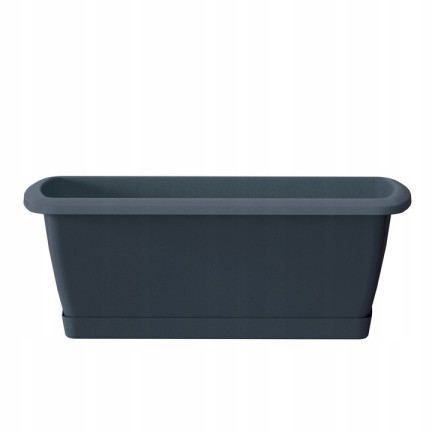 ISE400P-S433 Balcony Planter Box with Stand, Anthracite, 17 L