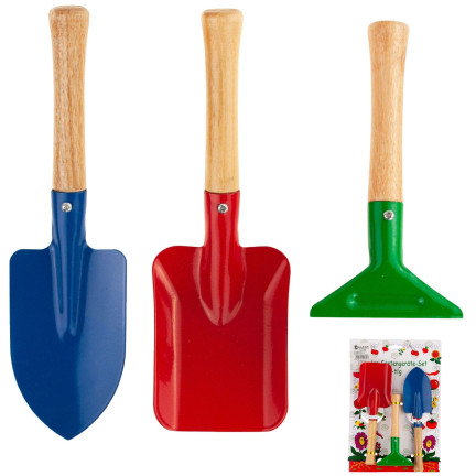 DOS2637 ZAHRADNÍ NÁŘADÍ HRÁBĚ LOPATA LOPATKA 3W1 MINI ZAHRADNÍ SADA