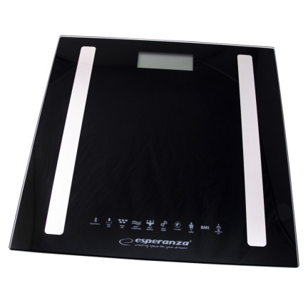 EBS016K ESPERANZA 8IN1 BADEZIMMERWAAGE MIT
BLUETOOTH-FUNKTION B.FIT SCHWARZ