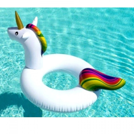 2645 SCHWIMMEN KREIS AUFBLASBARE MATRATZE EINHORN XXL