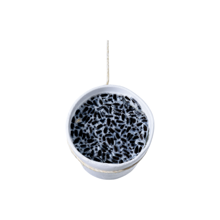Fettglocke für Vögel, natürliche Zutaten, Fett und Samen, für Futterhäuschen, für Meisen, Sperlinge, Kleiber, 300g