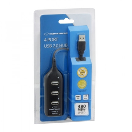 EA116 USB 2.0 HUB 4 ANSCHLÜSSE ESPERANZA