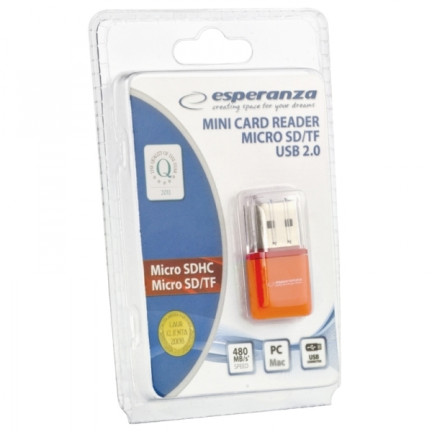 EA134O ČTEČKA KARET MICRO SD microSD TF SDHC USB PENDRIVE