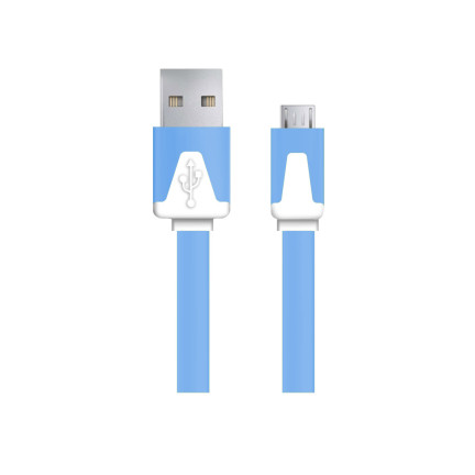 EB182B ESPERANZA MICRO USB 2.0 A-B M/M KABEL 1.8M FLACH BLAU