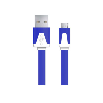 EB183DB ESPERANZA MICRO USB 2.0 A-B M/M 1.0M FLACH NAVY BLAU KABEL