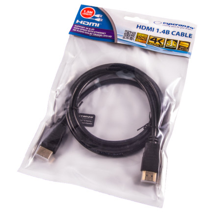 TV59 HDMI-HDMI ZLATÝ 3D ETHERNETOVÝ KABEL