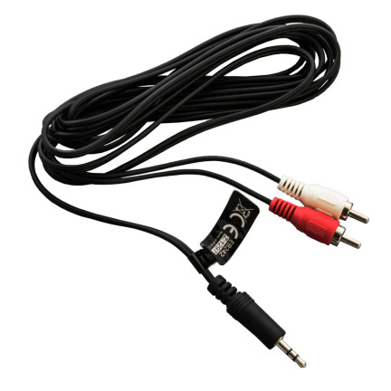 EB243 MINI JACK - 2XRCA KABEL 5M
