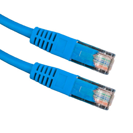 EB273B Cat 5e UTP patch cord, 1 m, blue