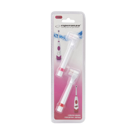 EBT002SP ESPERANZA NÁHRADNÍ HROTY PRO ELEKTRICKÝ ZUBNÍ KARTÁČEK SNOW PEAK