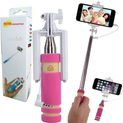 NN91 SELFIE STICK MIT KABEL EINBEINSTATIV BLUETOOTH