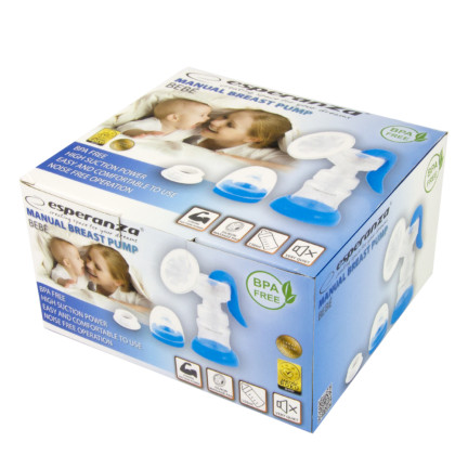 ECM002B RUČNÍ ODSÁVAČKA MATEŘSKÉHO MLÉKA + 150ML LÁHEV