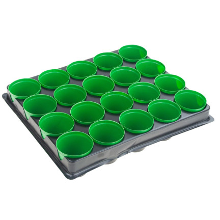 TG71425 PRODUKTIONSBEHÄLTER für die Aussaat von 20 SÄATPLÄTZEN + PALETTE