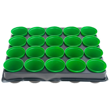 TG71425 PRODUKTIONSBEHÄLTER für die Aussaat von 20 SÄATPLÄTZEN + PALETTE