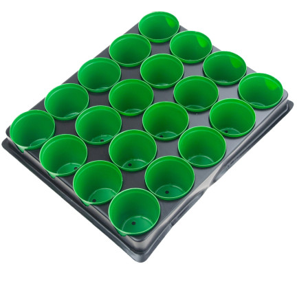 TG71425 PRODUKTIONSBEHÄLTER für die Aussaat von 20 SÄATPLÄTZEN + PALETTE