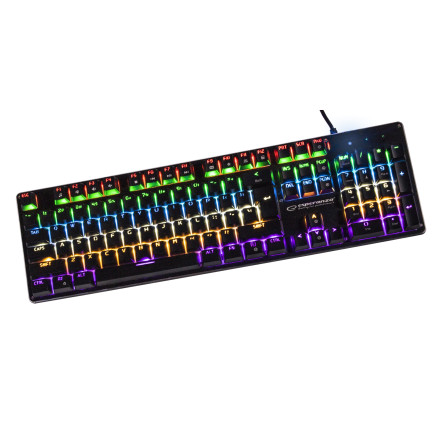 EGK801 DRÁTOVÁ MULTIMEDIÁLNÍ MECHANICKÁ KLÁVESNICE PRO HRÁČE USB VORTEX