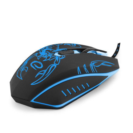 EGM203B HERNÍ DRÁTOVÁ MYŠ 6D OPT. USB MX203 SCORPIO BLUE