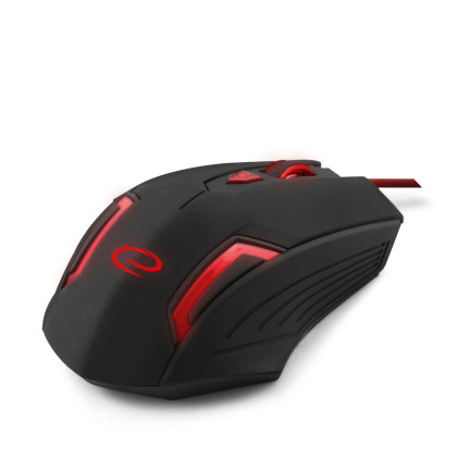 EGM205R ESPERANZA DRÁTOVÁ MYŠ. PRO HRÁČE 6D OPT. USB MX205 FIGHTER RED
