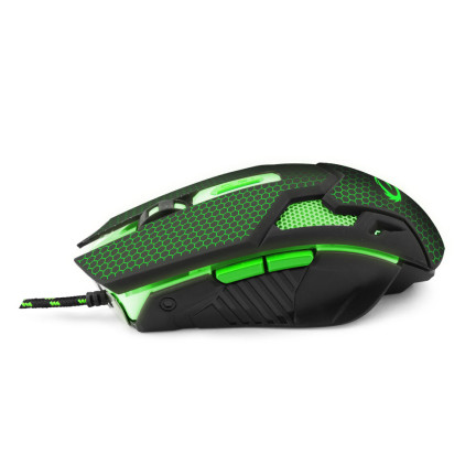 EGM207G ESPERANZA DRÁTOVÁ MYŠ. PRO HRÁČE 6D OPT. USB MX207 COBRA GREEN