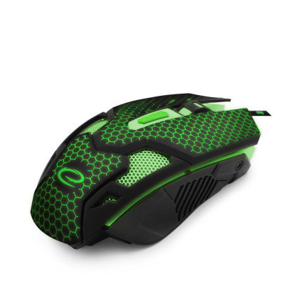 EGM207G ESPERANZA DRÁTOVÁ MYŠ. PRO HRÁČE 6D OPT. USB MX207 COBRA GREEN