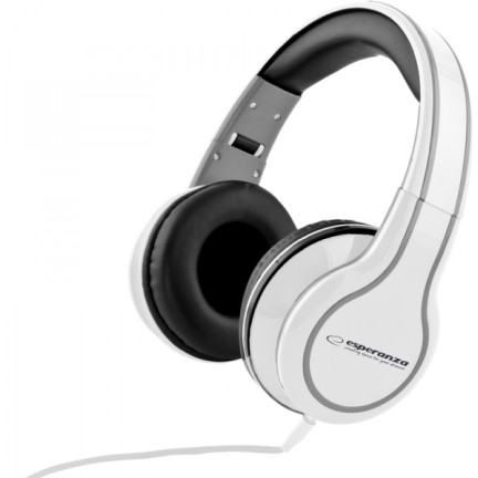 EH136W BLUES WHITE AUDIO sluchátka s konektorem jack