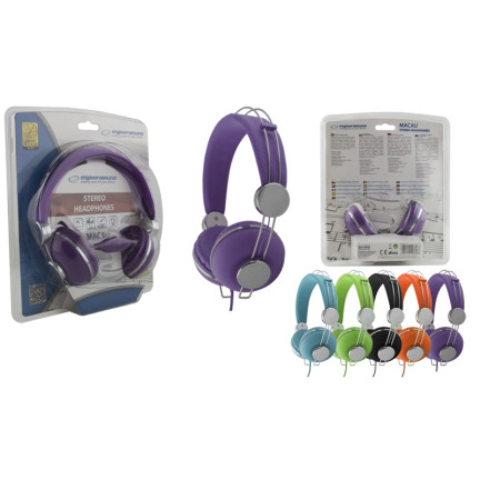 EH149V AUDIO SLUCHÁTKA MACAU FIOLET barvy konektorů