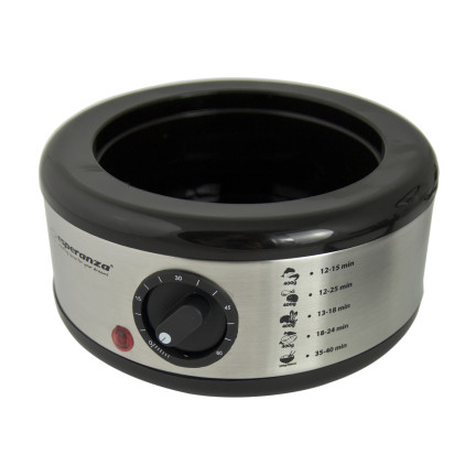 EKG009 Steamer - Steam Cooking, 3-Level Timer, Bowl