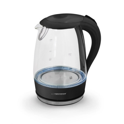 EKK011K 1.8-liter LED-lit glass electric kettle with temperature control, 2200 W