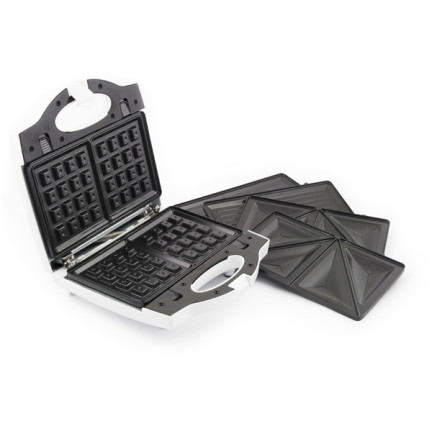 EKT006W  3-in-1 Waffle Maker, Grill, and Sandwich Toaster 700