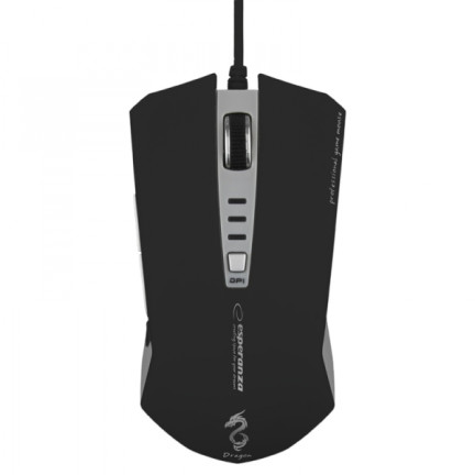 EM122K ESPERANZA DRÁTOVÁ MYŠ. PRO HRÁČE 6D OPT. USB DRAGON ČERNÁ