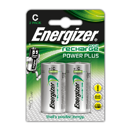 EN13 ENERGIZER C HR14 2500MAH 2KS POWER PLUS C DOBÍJECÍ BATERIE