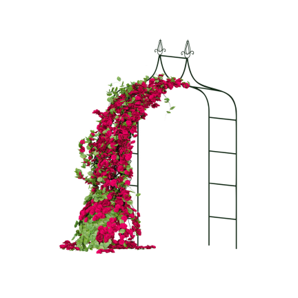 PERG-N6078 Gartenbogen Metallbogen für Rosen Blumen Zweige 240cm