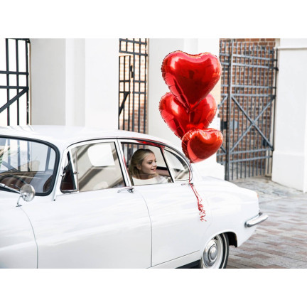 TG66235-2 FOLIE HERZ ROT HELIUMBALLON