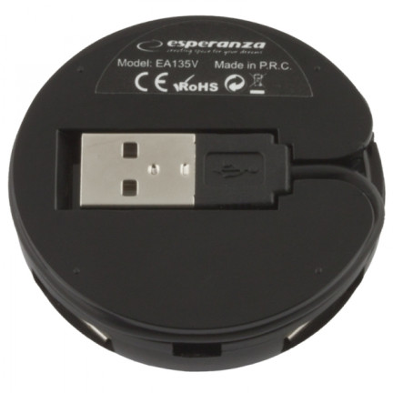 ES272F USB 2.0 HUB 4 PORTY YOYO FIALOVÁ
