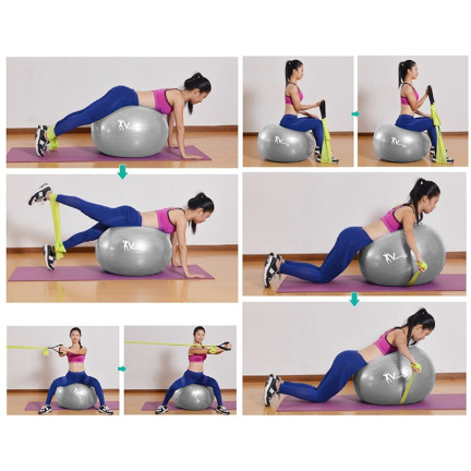 F52 BALL GUMMI FITNESS GRIFFE SET