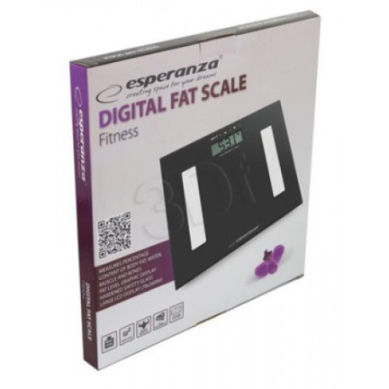 ES158C FITNESS LCD BADEZIMMER SCHWARZ