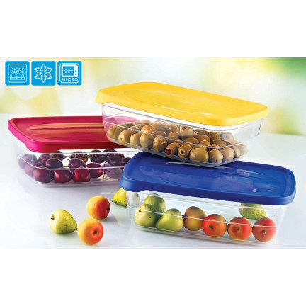 HOB021002 Lebensmittelbehälter rechteckig TREND BOX 1.2L Mittagessen