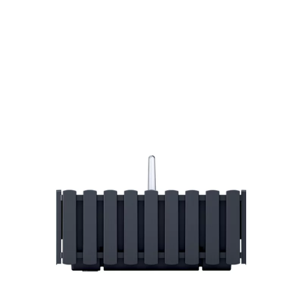 DDEF400W-S433 BALKONTEICHKASTEN 38cm MIT ANTHRACITE-GRIFFEN Feuchtigkeitsmesser