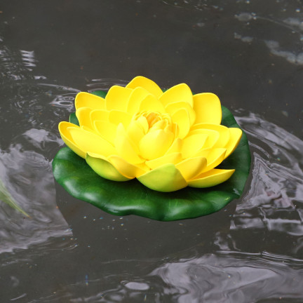 CV07908-3 SEEROSE KÜNSTLICHE LOTOSBLUME SCHWIMMEND TEICH SCHWIMMENDE ATTRAPPE
