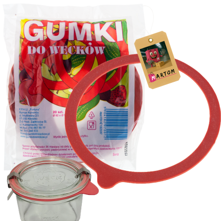 FOR0012 SADA 20KS. GUMOVÁ TĚSNĚNÍ PRO NÁDOBY GUMOVÁ TĚSNĚNÍ PRO VAŘEČKY