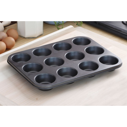 TG66027 MUFFIN BLACHA BAKER FÜR 12 antihaftbeschichtete Cupcakes
